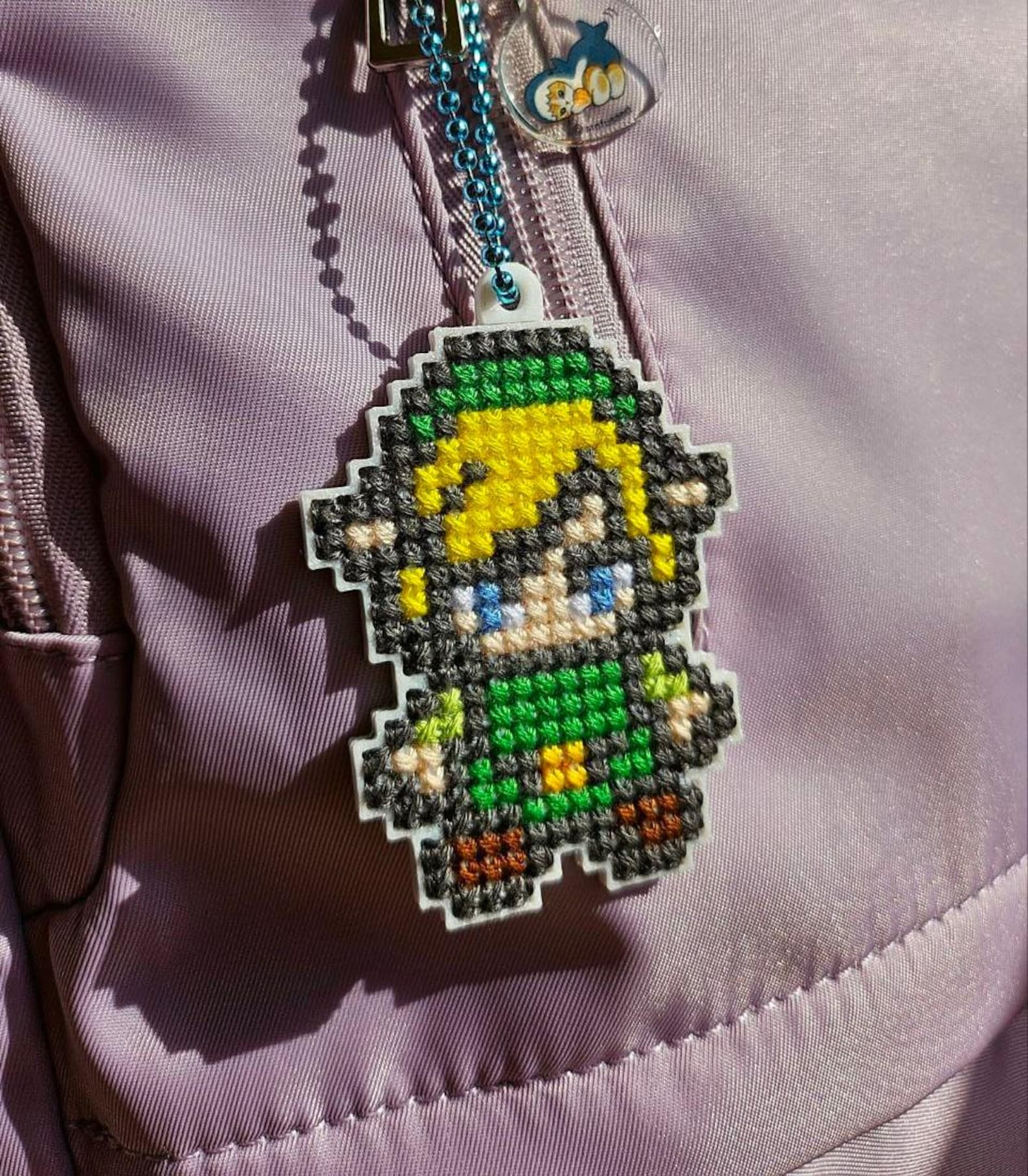 Link Cross Stitch Keychain Kit - Zelda