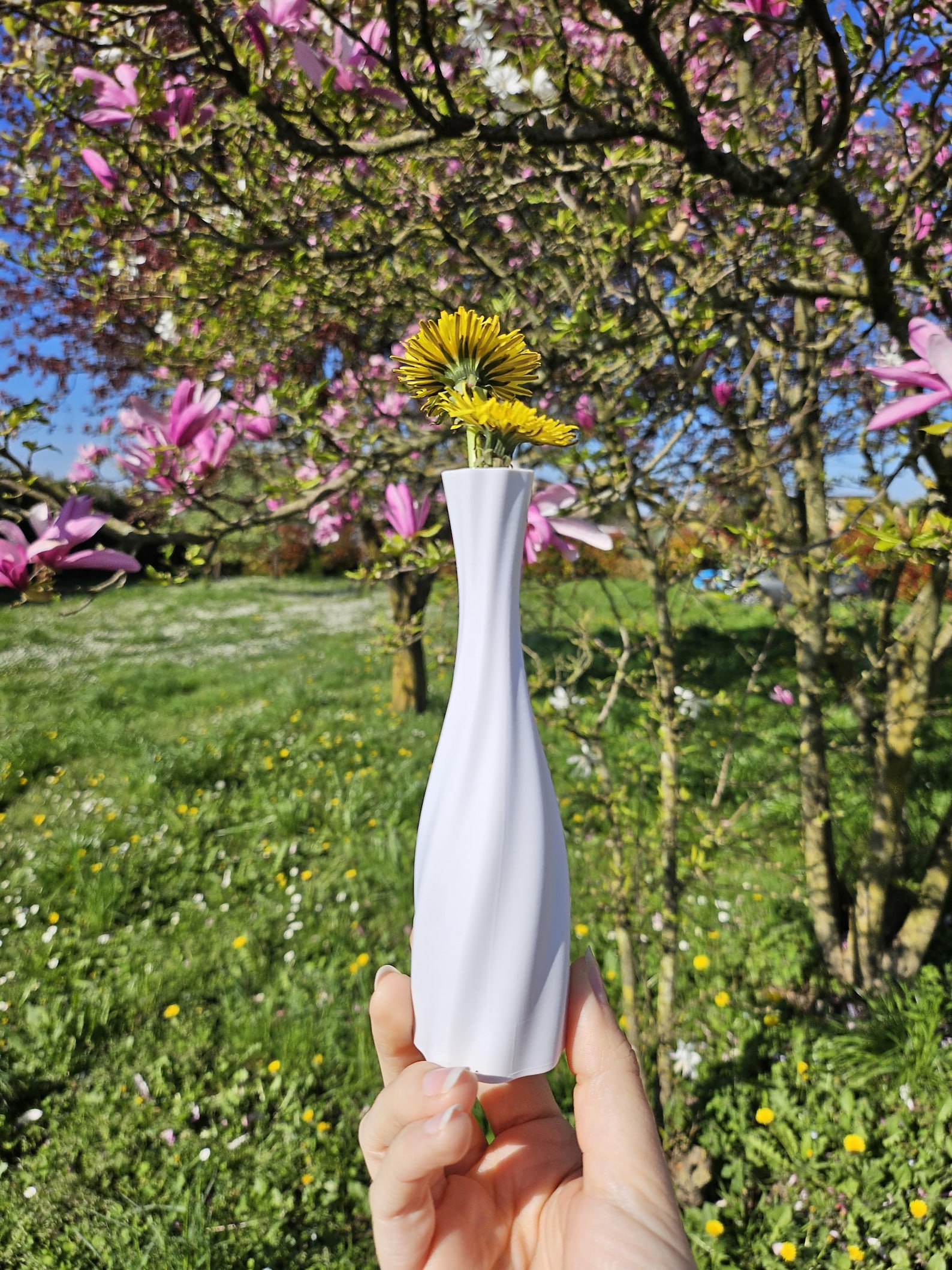 Modern Spiral Vase