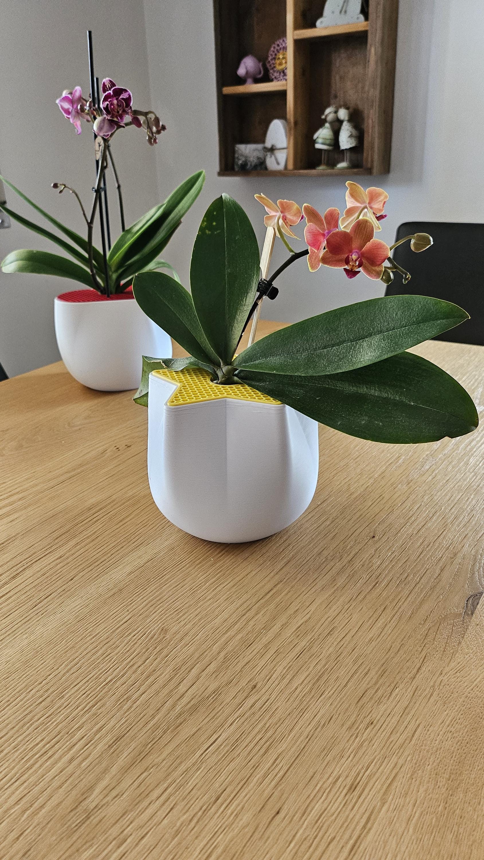 Star Shaped Vase 3D Printed – Geometric Honeycomb Vase, Modern Decor, Succulent Pot, Minimalist Home Gift, Unique Flower Vase, Made in Italy